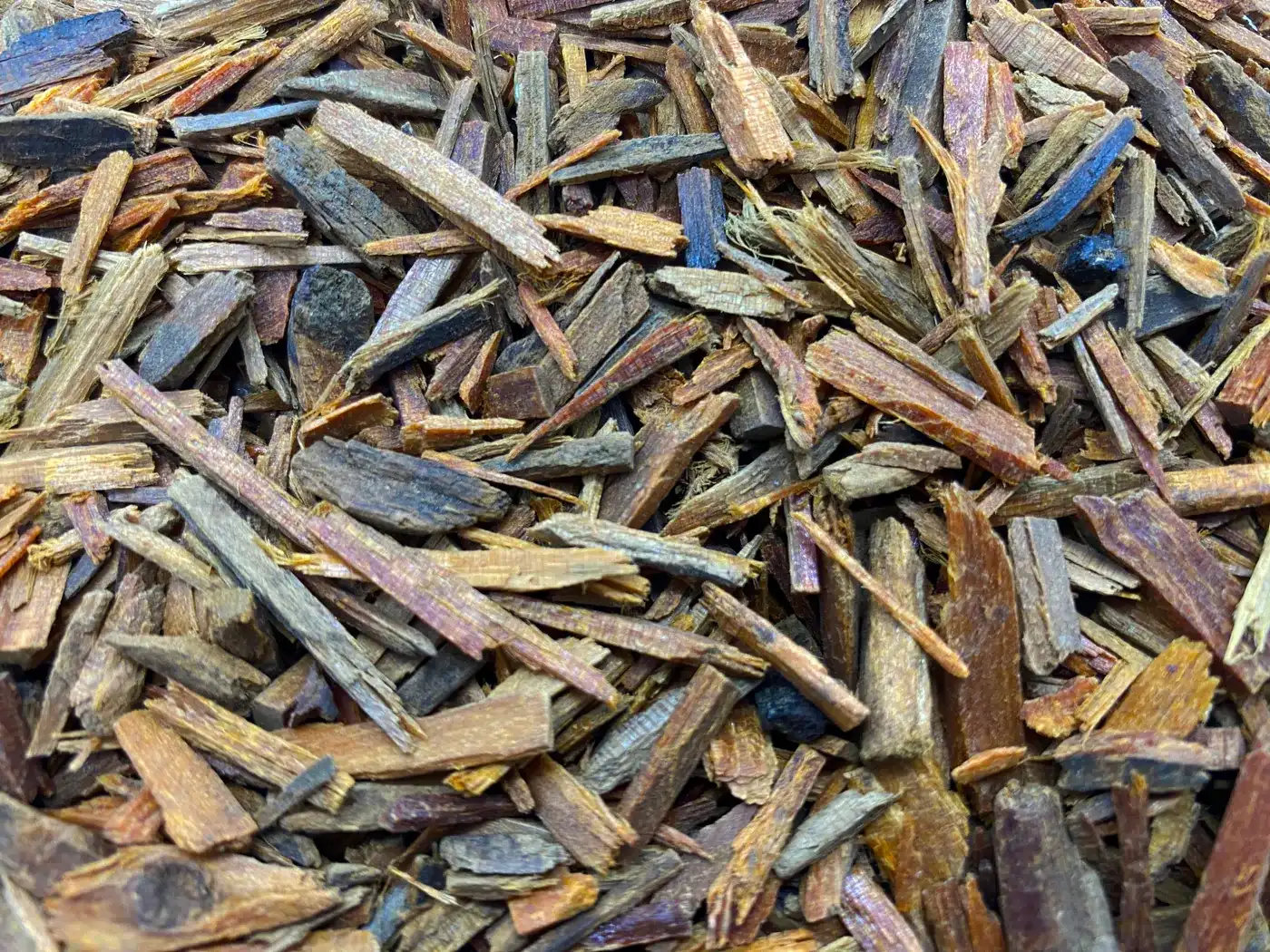 Close detail of small chips